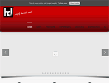 Tablet Screenshot of harmonic-design.com